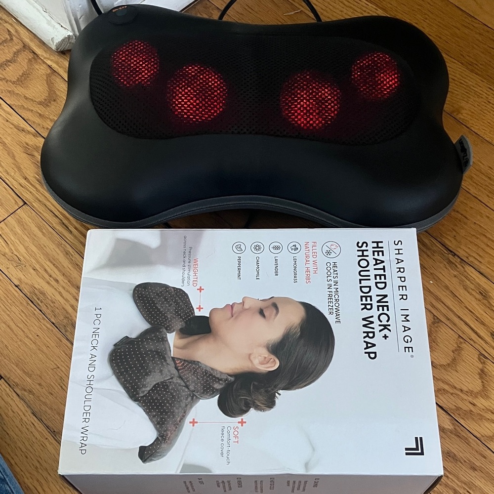 Sharper Image Massage Cushion and Wrap